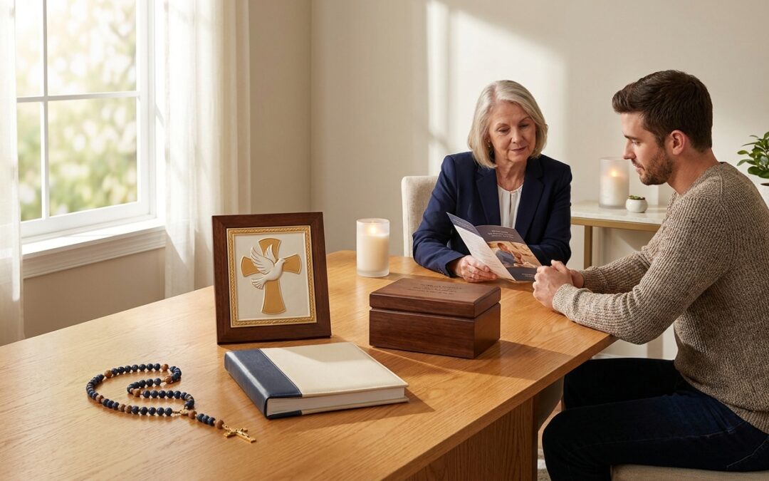 Options For Personalized Memorial Items Compliant With Catholic Tradition.