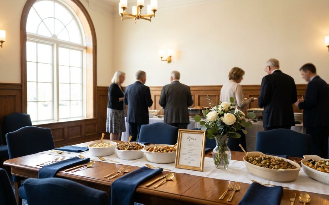 Catering Companies Experienced With Catholic Funeral Reception Needs.