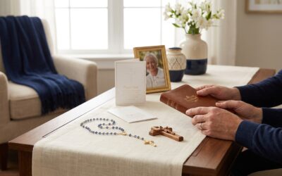 What Products Are Available For Catholic Funeral Keepsakes?